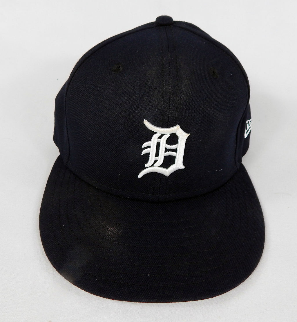 2023 Detroit Tigers Zack Short #59 Game Issued Pos Used Navy Hat 7.125 DP67105