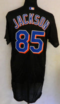 New York Mets Jackson #85 Game Issued Possibly Game Used Black Jersey