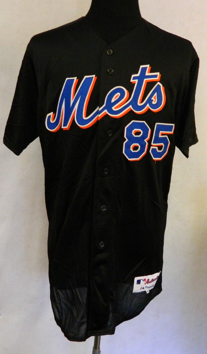 New York Mets Jackson #85 Game Issued Possibly Game Used Black Jersey Pic2