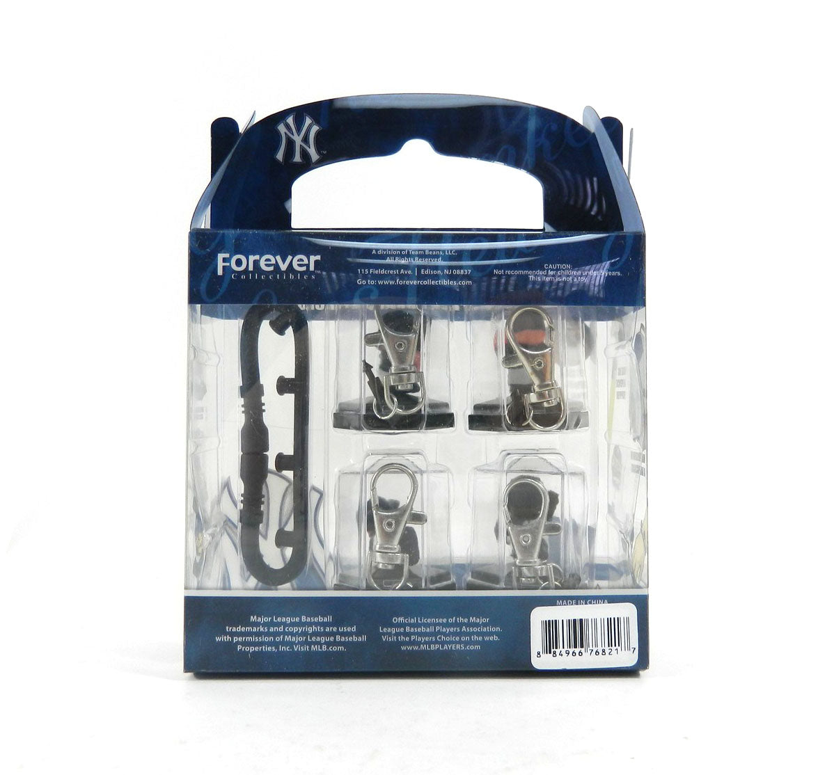 MLB New York Yankees Forever Squisherz 4 Pack With Bracelet New/Sealed Jeter Pic2