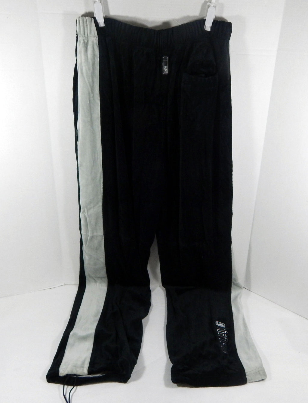 NBA Fusion Team Issued Black Travel Pants XL DP62617 Pic2