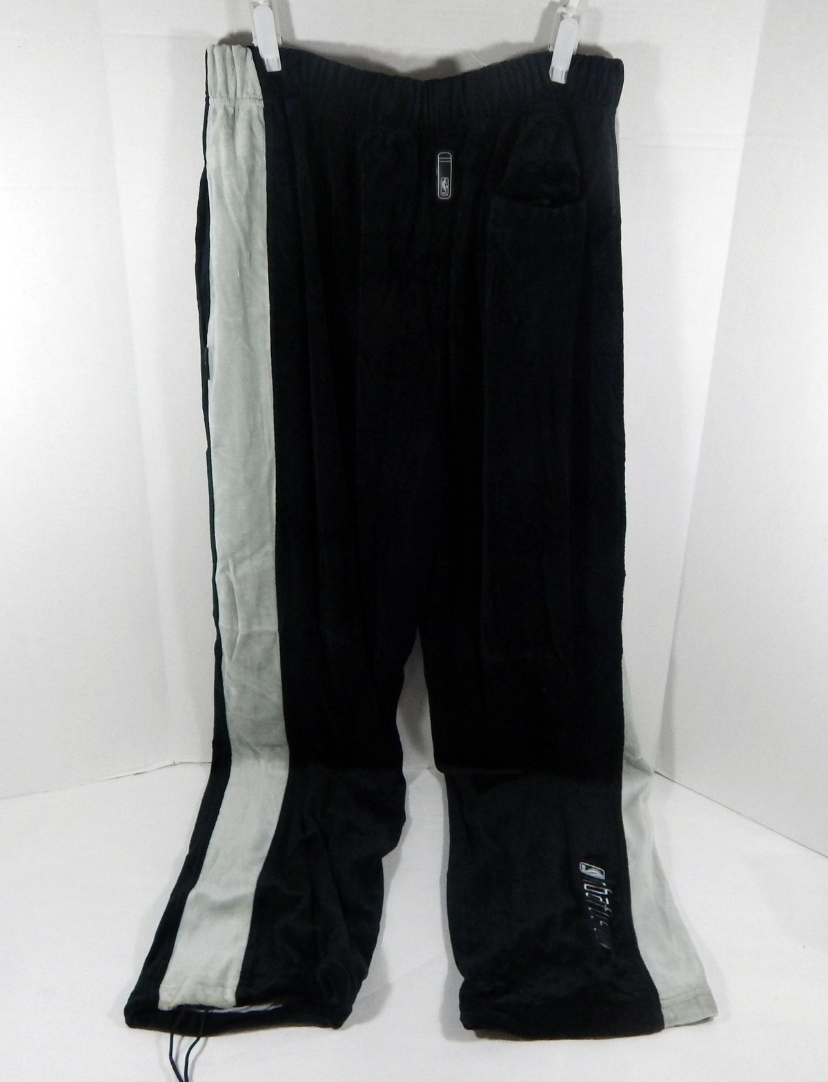 NBA Fusion Team Issued Black Travel Pants XL DP62617 Pic2