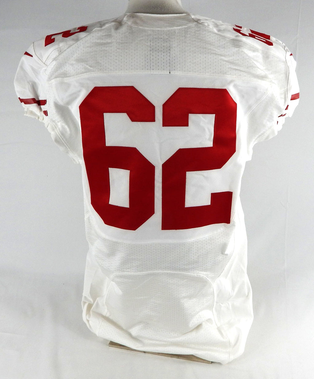 2016 San Francisco 49ers Andrew Gardner #62 Game Issued White Jersey NP R 48 184 Pic2