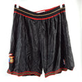 Late 1990s Early 2000s Philadelphia 76ers #1 Game Used Black Shorts 44 DP96212