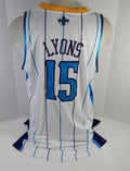 2011-12 New Orleans Hornets Lyons #15 Game Issued White Jersey 3XL4 DP12492