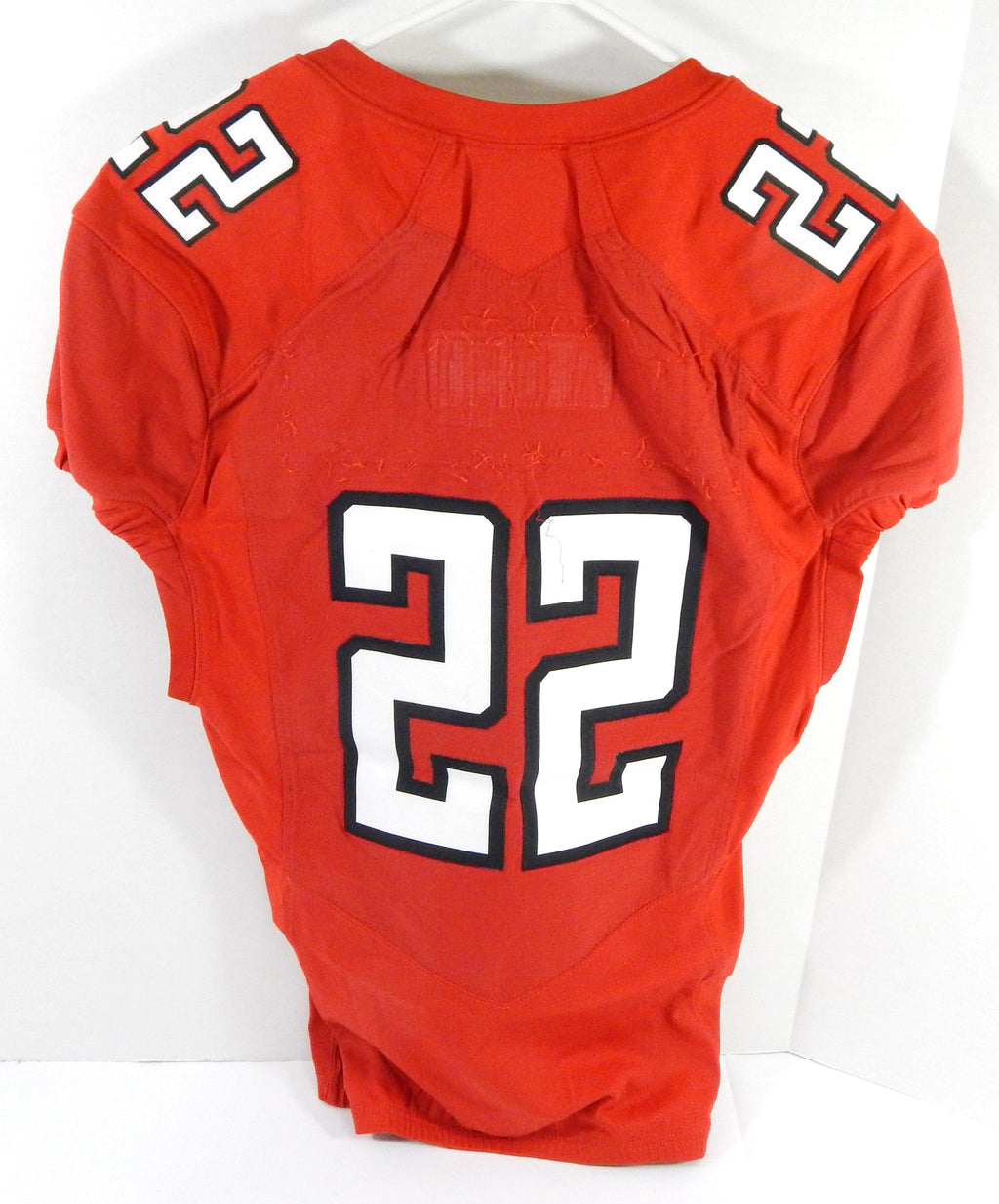 2019 Texas Tech Red Raiders #22 Game Used Red Jersey 150 Patch NP Rem 44 DP53651 Pic2