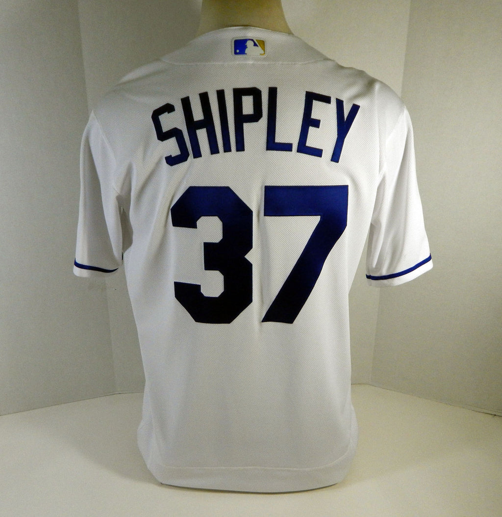 2020 Kansas City Royals Braden Shipley #37 Game Issued White Jersey DG Patch 4