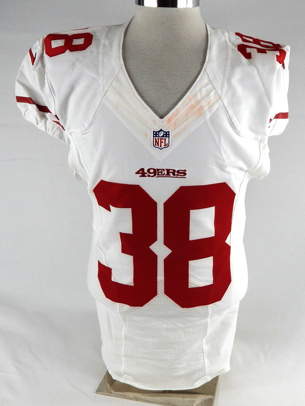 2016 San Francisco 49ers JaCorey Shepherd #38 Game Issued White Jersey NP R 40 6