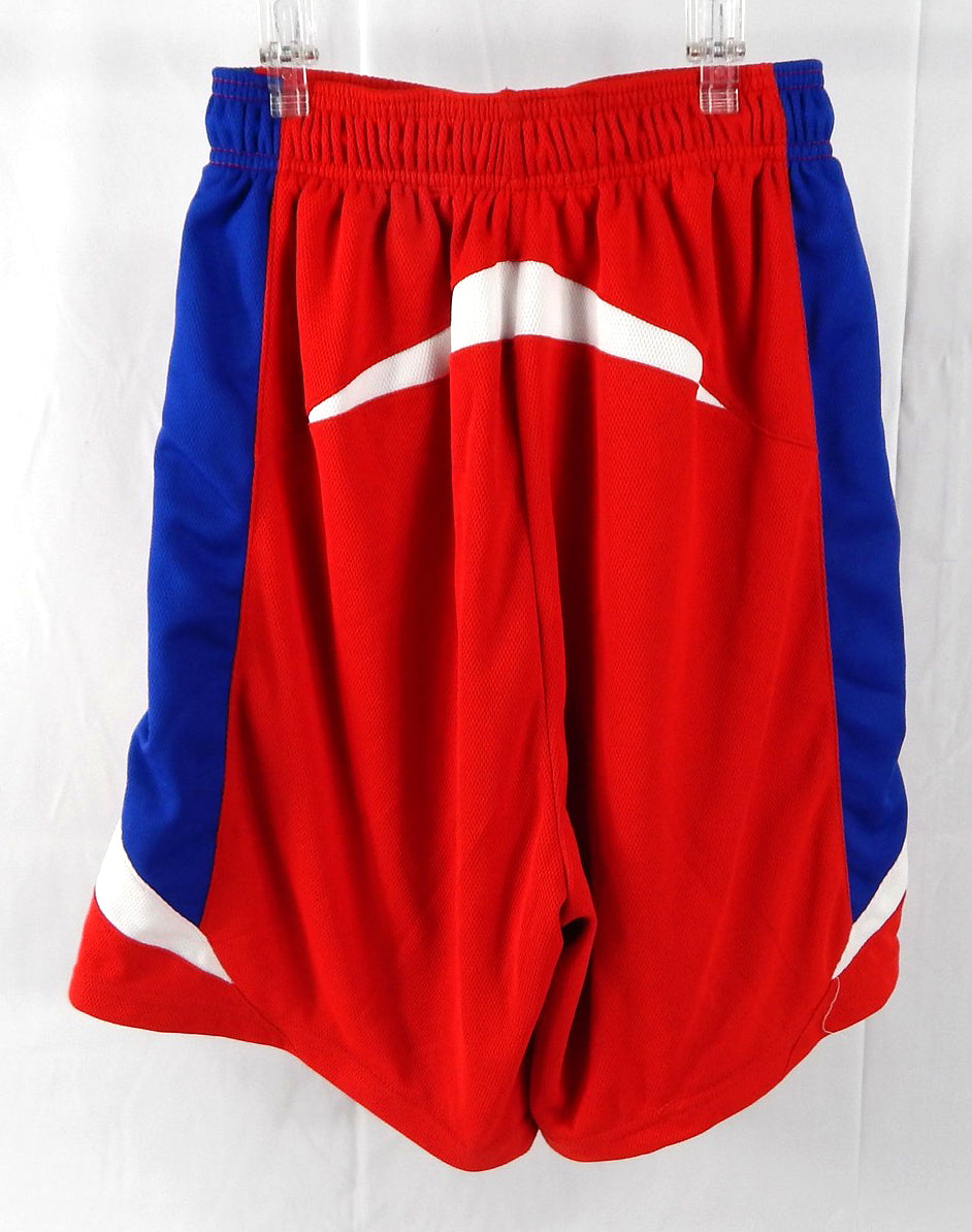 2007-08 Kansas Jayhawks Game Issued Red Shorts Basketball M 215 Pic2