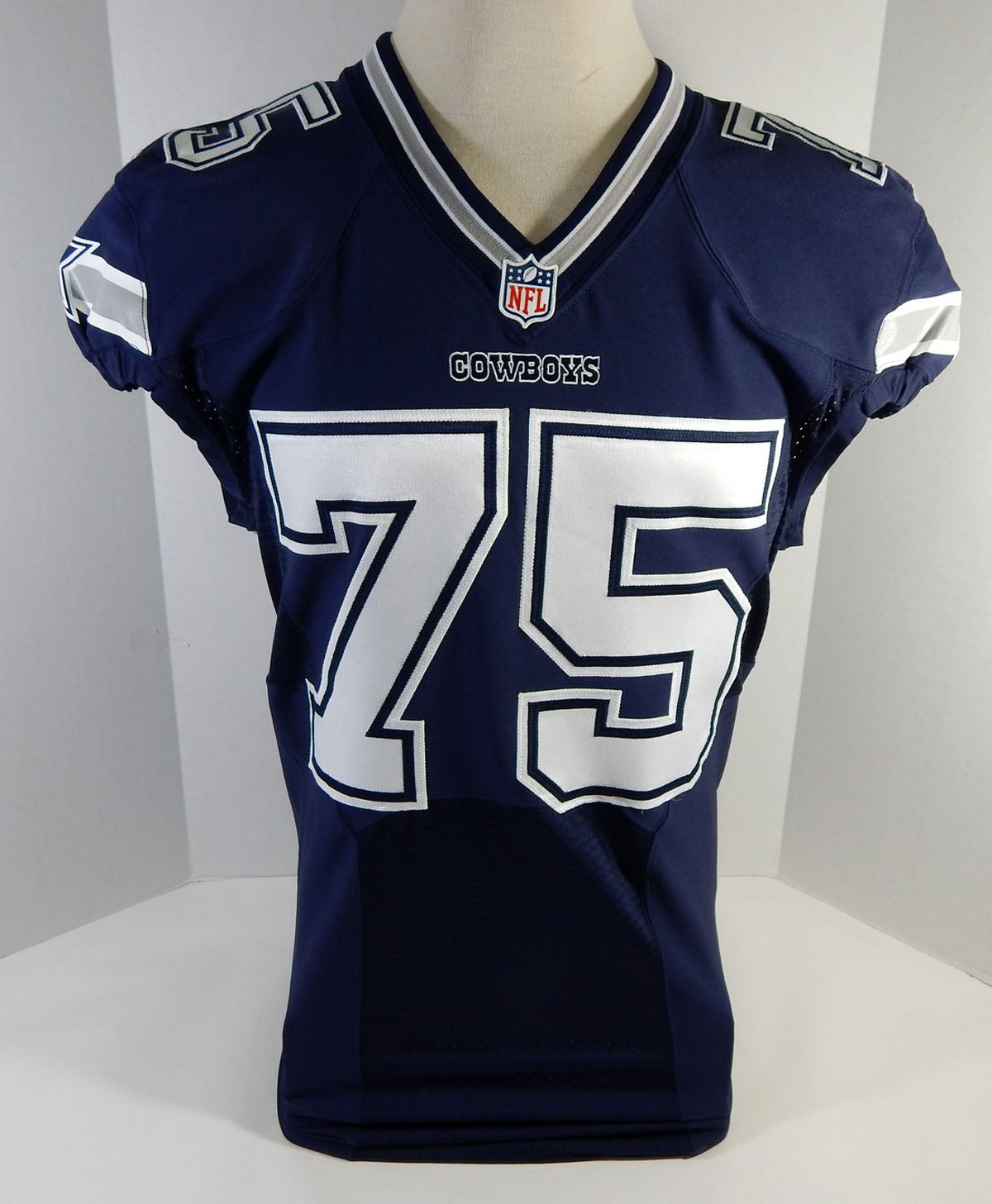 2013 Dallas Cowboys Darrion Weems #75 Game Issued Navy Jersey 46 770 Pic2