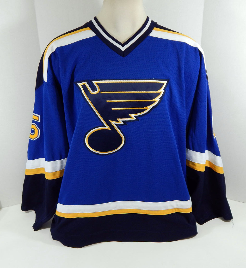 St. Louis Blues Bruton #65 Game Used Blue Jersey Traverse City DP12067 Pic2
