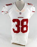2016 San Francisco 49ers JaCorey Shepherd #38 Game Issued White Jersey NP Rem 7
