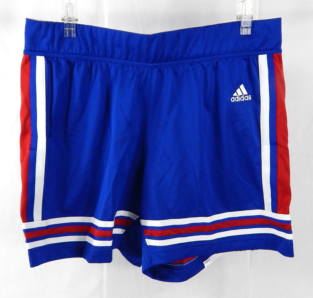 2020-21 Kansas Jayhawks Game Issued Blue Shorts Basketball XL 217