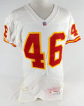 1996 Kansas City Chiefs #46 Game Issued White Jersey 40 022