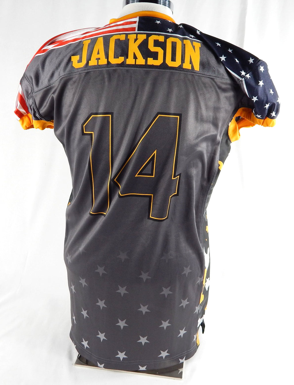 2012-17 Wichita Falls Nighthawks Jackson #14 Game Used Jersey Arena Football Pic2
