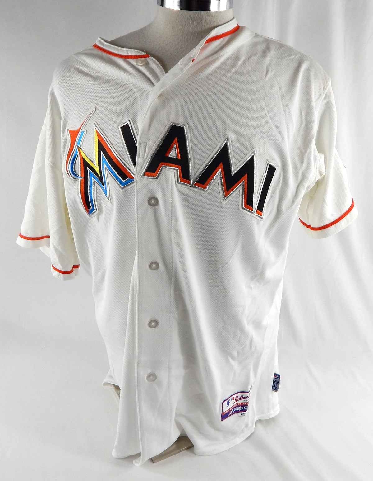 2012-18 Miami Marlins #50 Game Used White Jersey 50 785