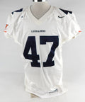 2002-03 Virginia Cavaliers #47 Game Used White Jersey Football NP R L 702