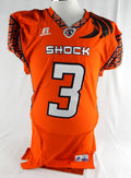 Spokane Shock Billy Back #3 Game Used Orange Jersey Arena Football L 199