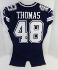 2017 Dallas Cowboys Joe Thomas #48 Game Issued Navy Jersey 42 777
