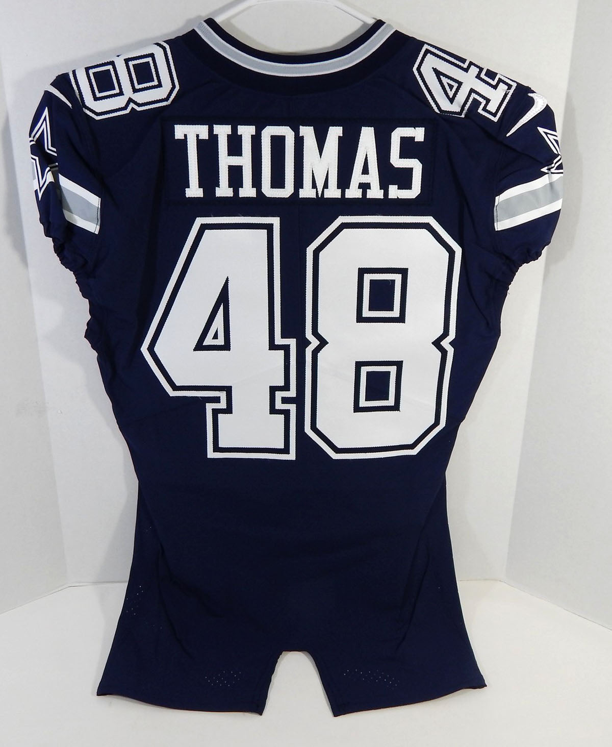 2017 Dallas Cowboys Joe Thomas #48 Game Issued Navy Jersey 42 777