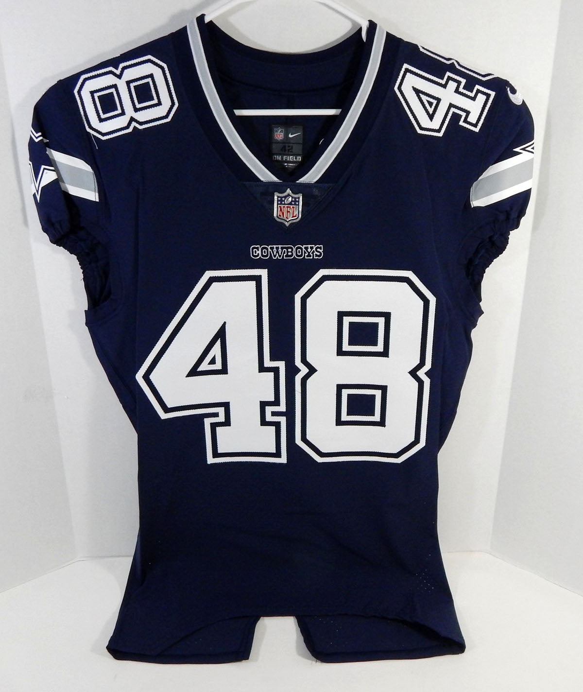 2017 Dallas Cowboys Joe Thomas #48 Game Issued Navy Jersey 42 777 Pic2