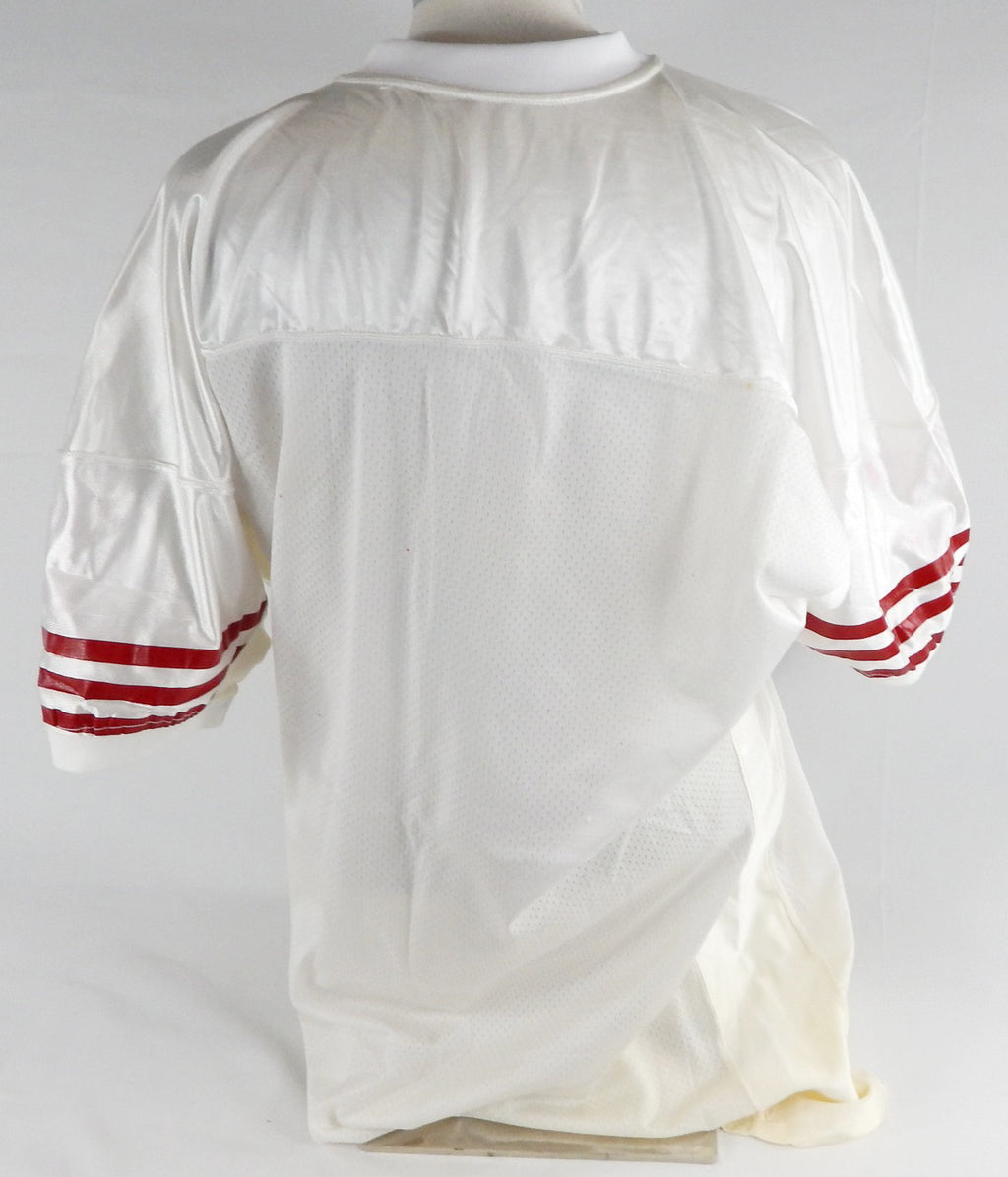 1990s San Francisco 49ers Blank Game Issued White Jersey 58 379 Pic2