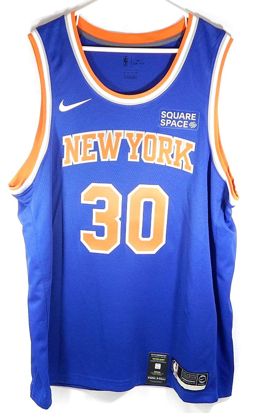 Julius Randle #30 NY Knicks Nike Connect Swingman Squarespace B Jersey 56 2XL