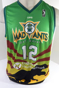 2021-22 Fort Wayne Mad Ants #12 Game Issued Green Jersey Dinosaur Night L 5