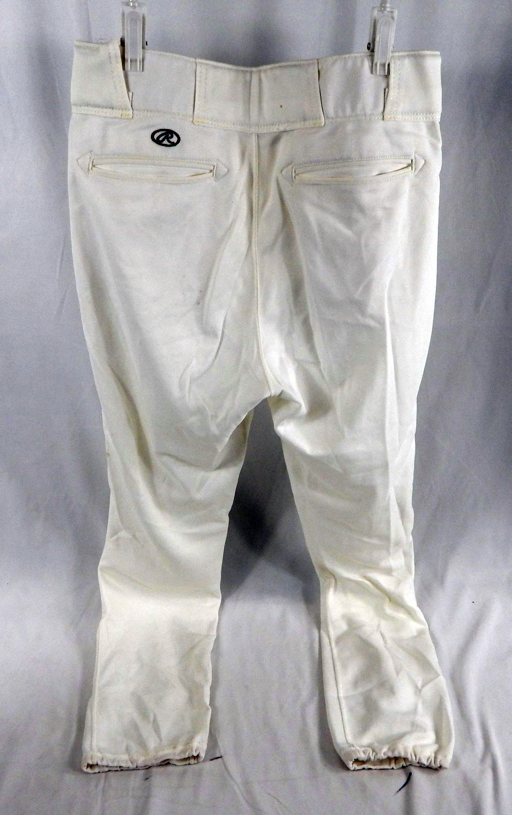 2001 Pittsburgh Pirates Wilkerson #19 Game Used White Pants 36 DP106009 Pic2