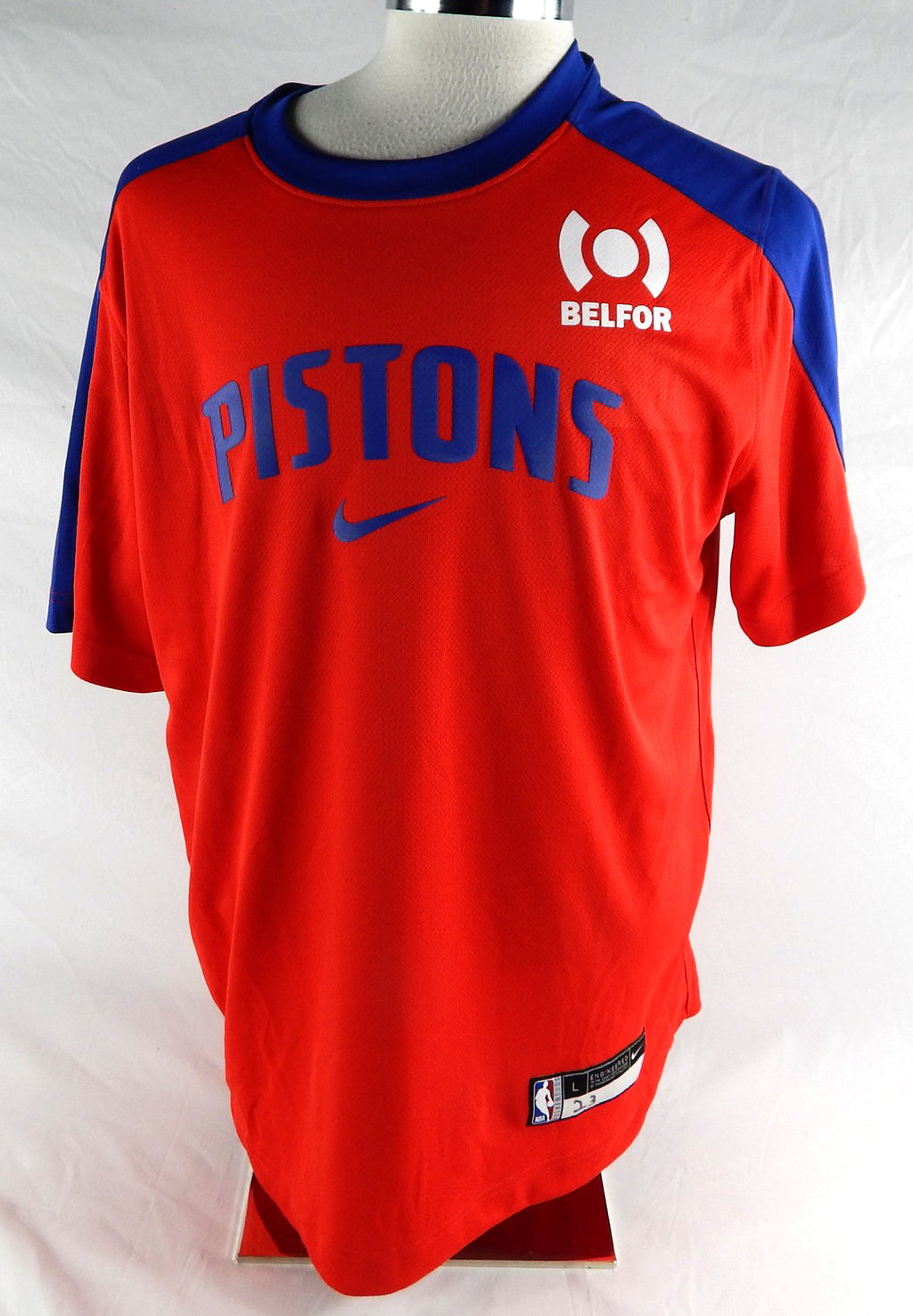 2024-25 Detroit Pistons Jaden Ivey #23 Game Used Red Shooting Shirt L 386
