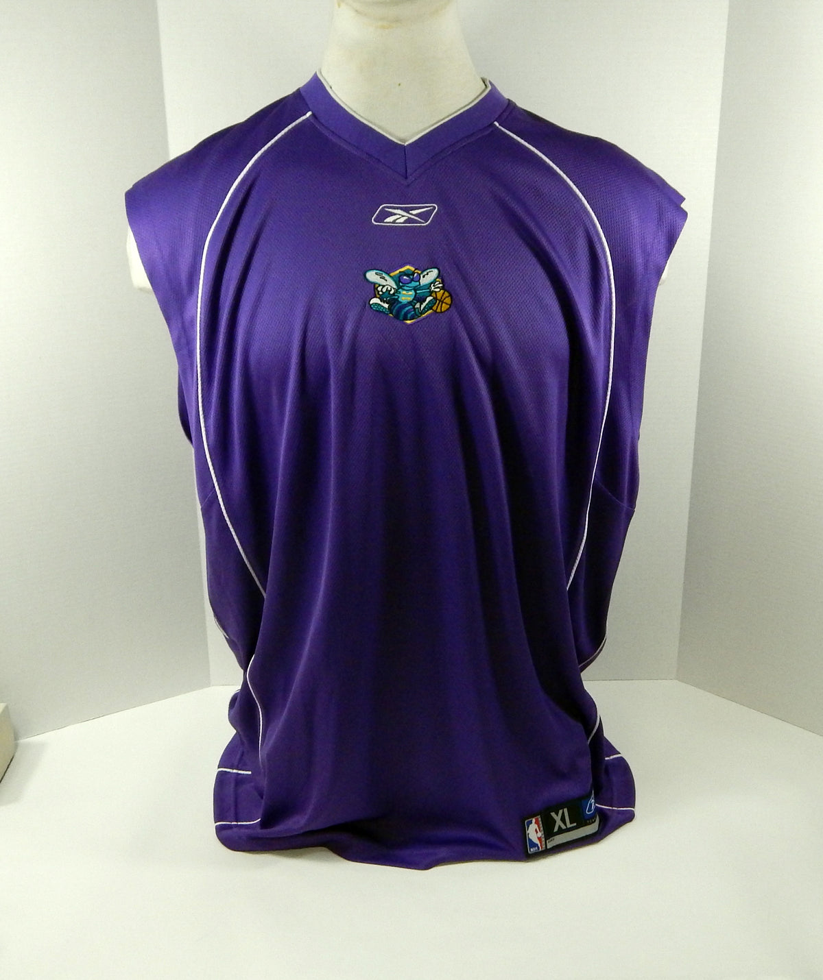 2000s Charlotte Hornets Game Issued Purple Tank Shirt XL DP50443