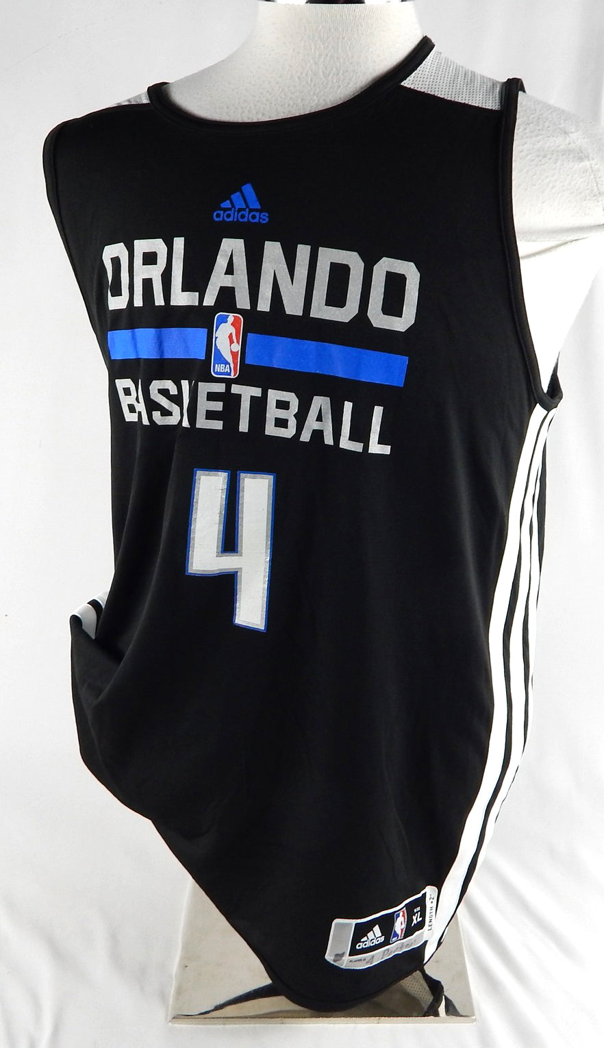 2013-14 Orlando Magic Elfrid Payton #4 Game Used Black Practice Jersey XL 403