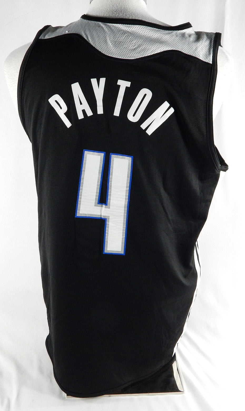 2013-14 Orlando Magic Elfrid Payton #4 Game Used Black Practice Jersey XL 403 Pic2