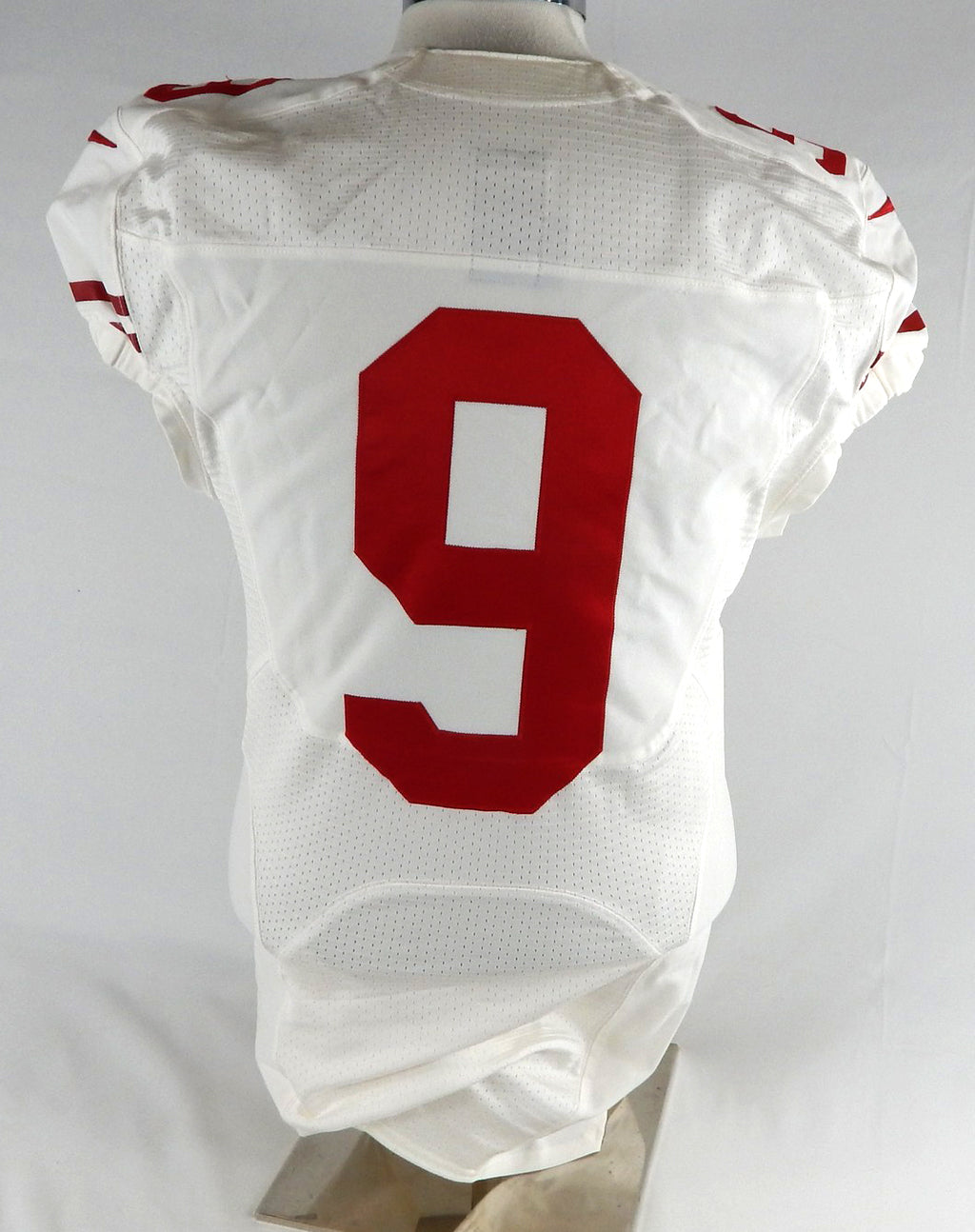 2012 San Francisco 49ers Brian Tyms #9 Game Issued White Jersey NP Rem 40 193 Pic2