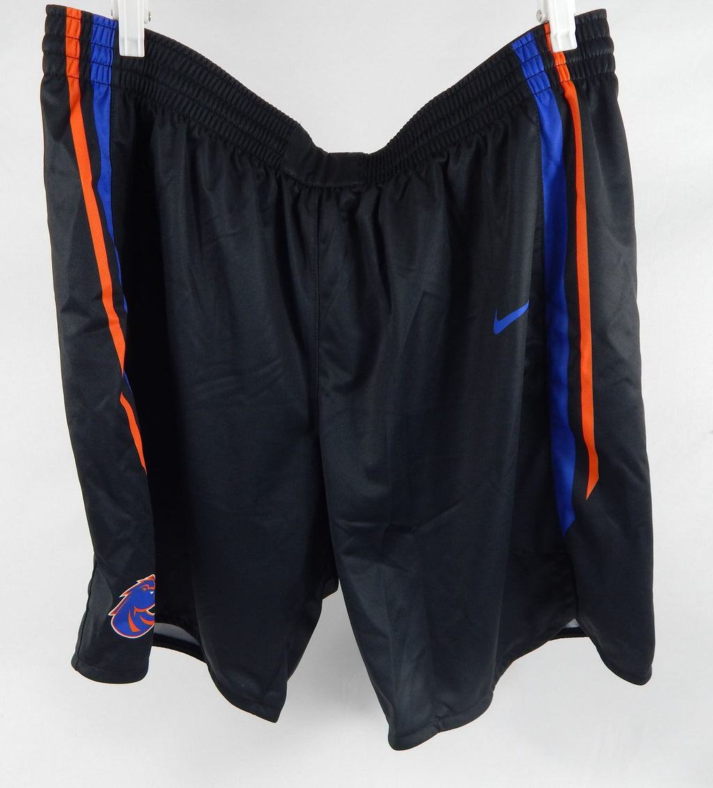2021-22 Boise State Broncos Game Issued Black Shorts Basketball XXL 477
