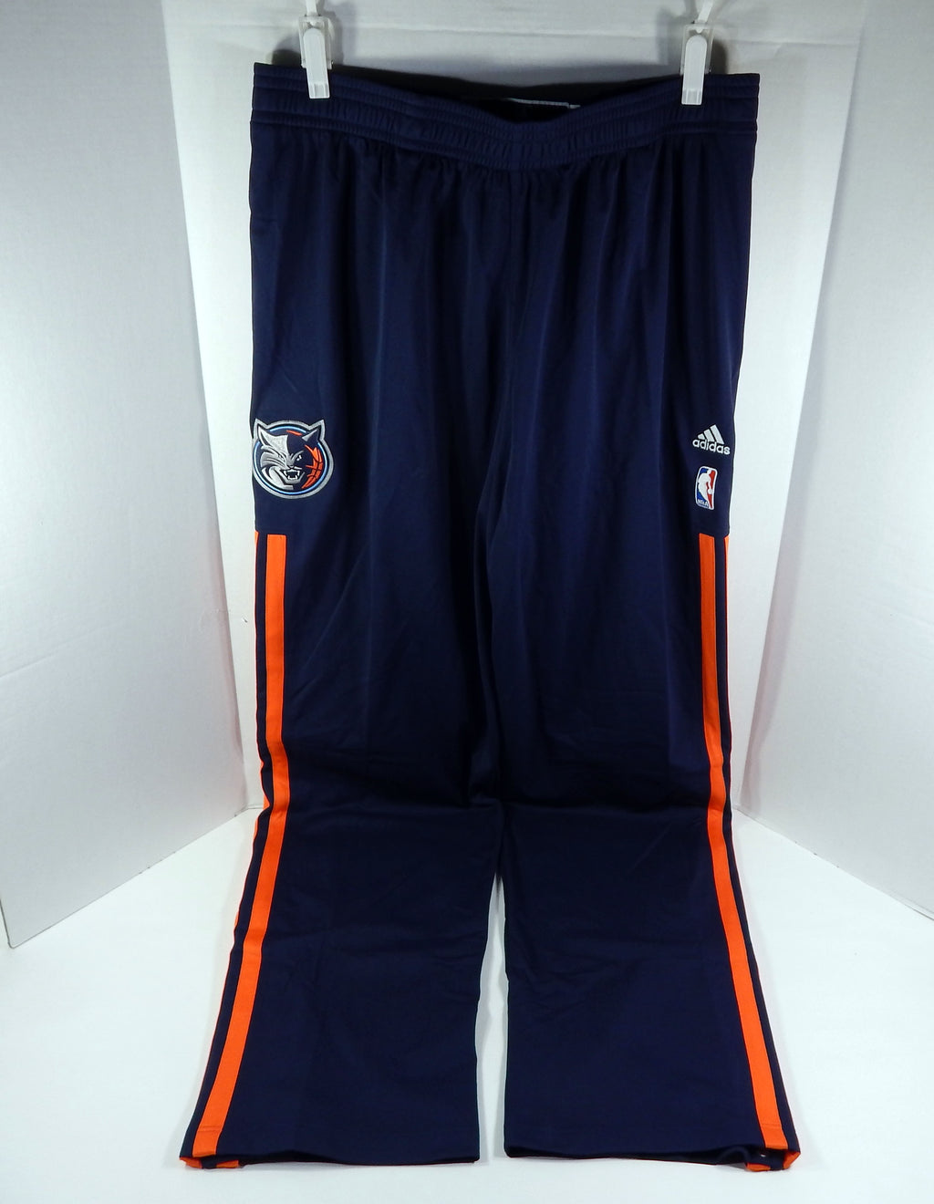 2013-14 Charlotte Bobcats Game Issued Navy Warm Up Pants 3XL+2 DP73858
