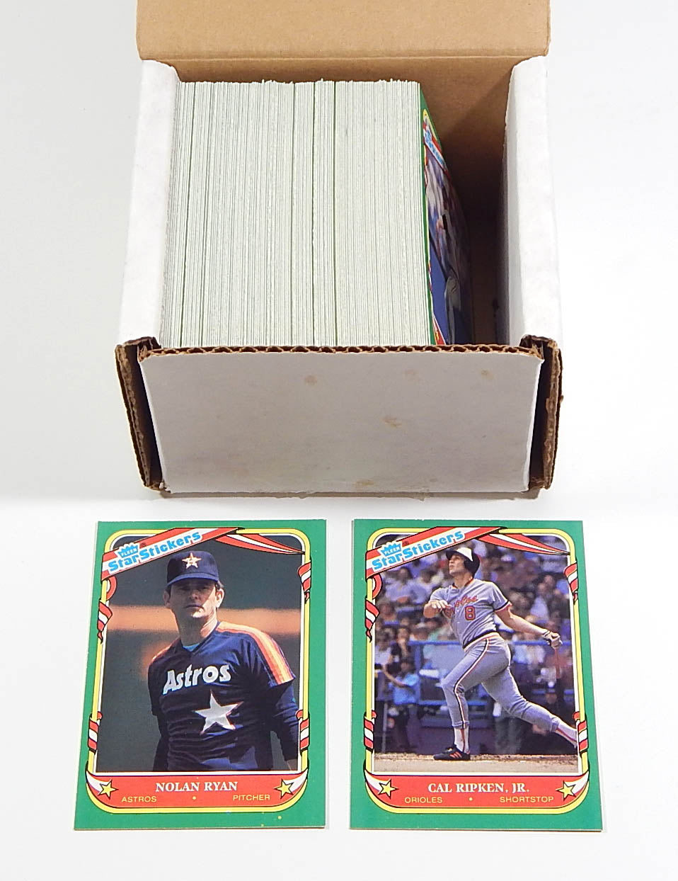 1987 Fleer Baseball Star Stickers Complete Set (132) Nm/Mt Ryan Ripken