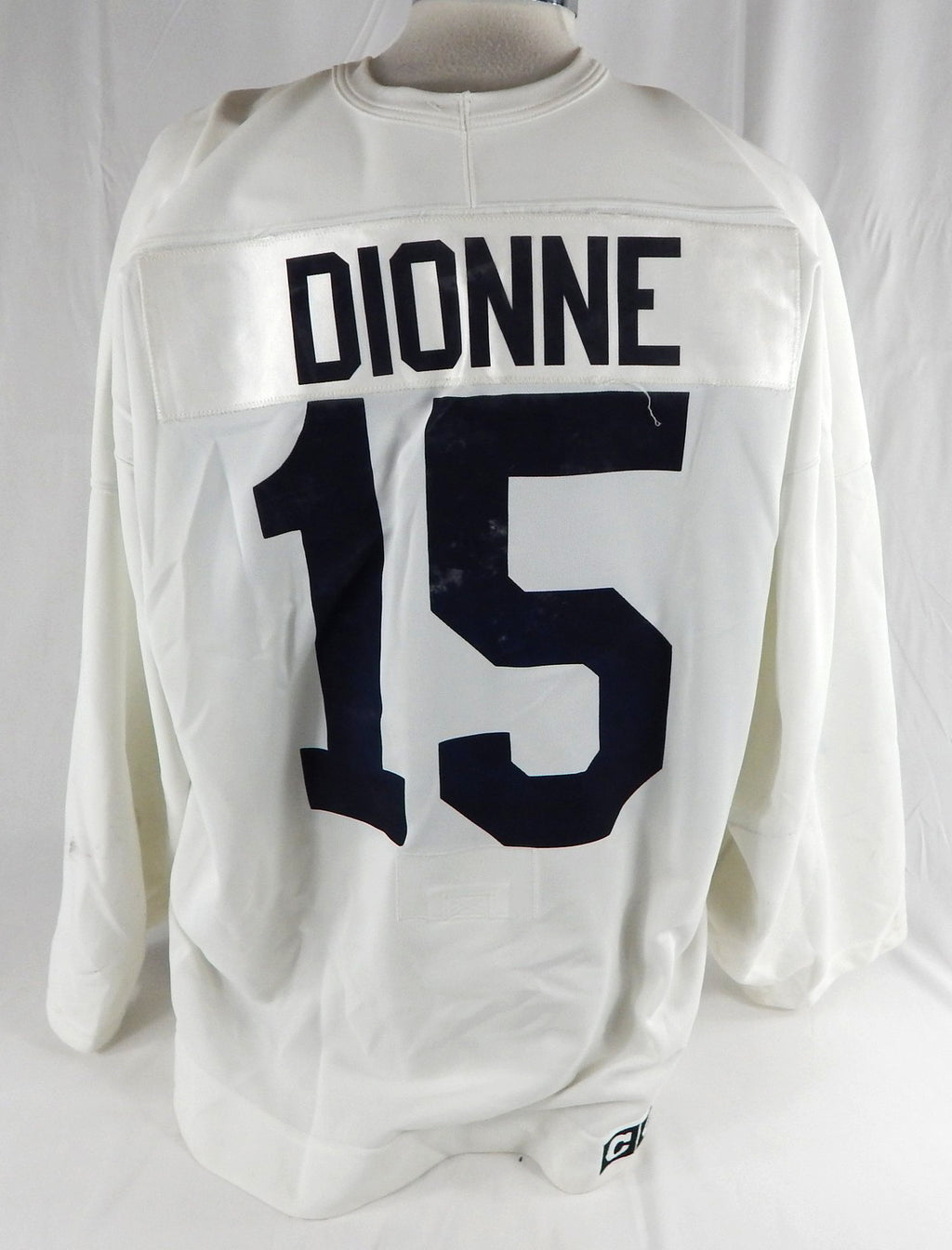 Late 1990s Florida Panthers Gilbert Dionne #15 Game Used White Practice Jersey 5 Pic2