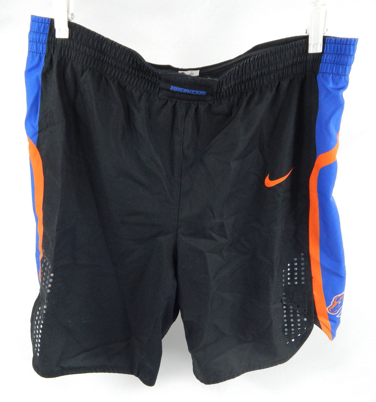 Boise State Broncos Rice #0 Game Used Black Shorts Basketball L 480