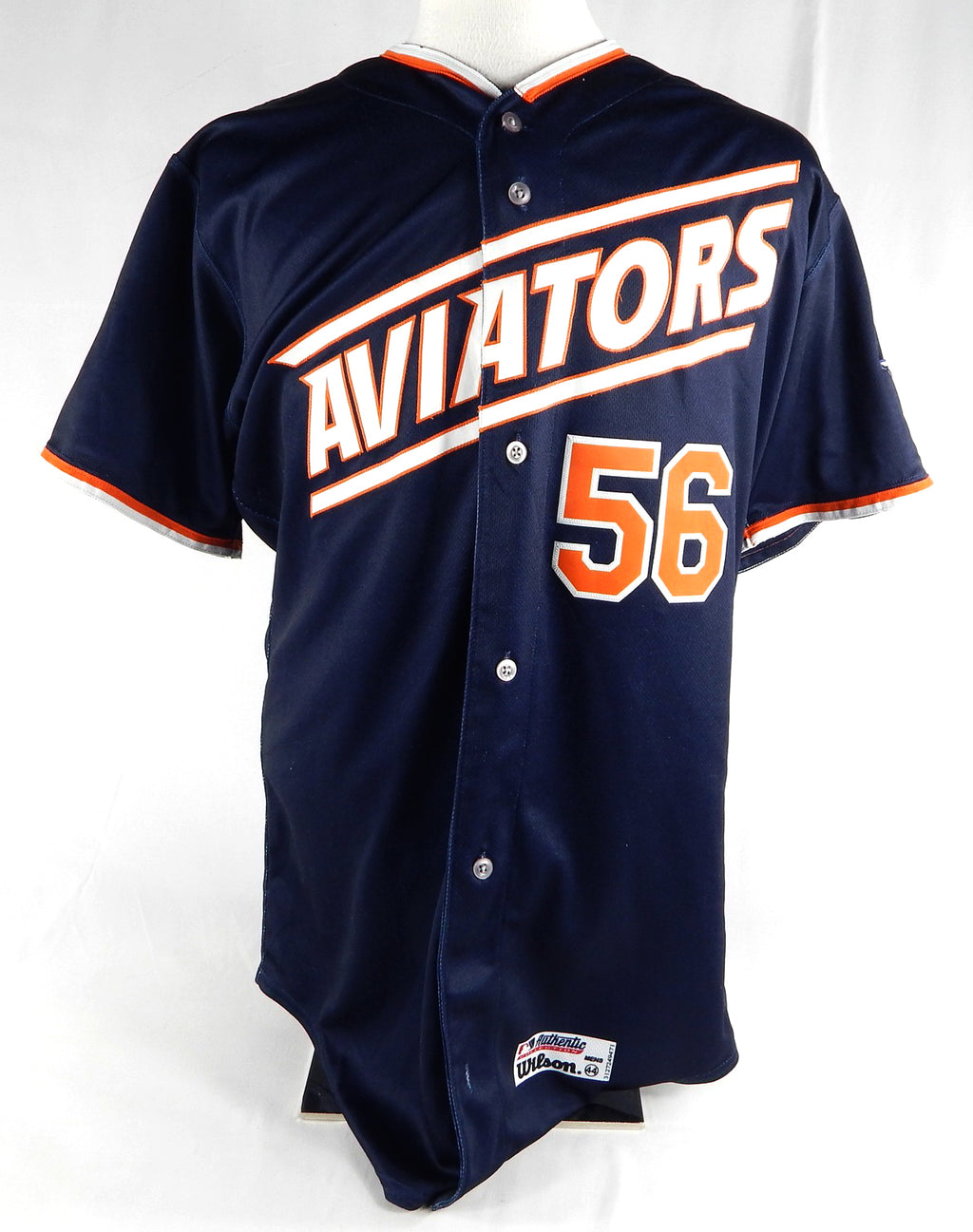 2024 Las Vegas Aviators Dany Jimenez #56 Game Used Navy Jersey 44 399
