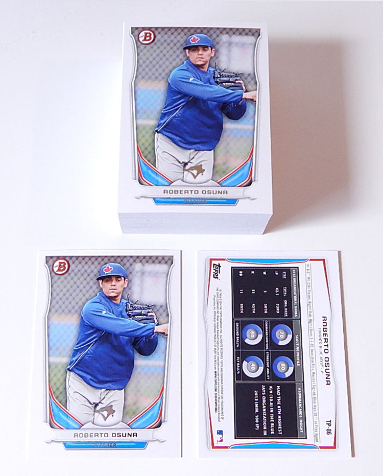 Lot of (77) 2014 Bowman Draft Top Prospects Roberto Osuna #TP86 RC Blue Jays