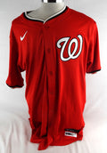 2025 Washington Nationals Mason Thompson #71 Game Issued Red Jersey 50 02