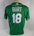 2020 Kansas City Royals DJ Burt #18 Game Issued Green Jersey St Patricks Day 6