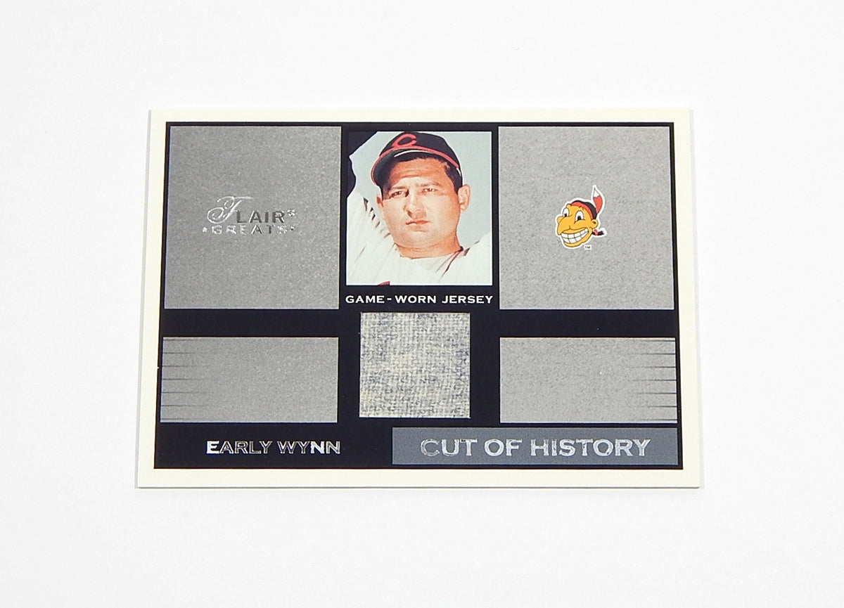 # 2003 Flair Greats Cut of History Game Used Early Wynn #26 GU Jersey Relic