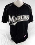 2003-06 Florida Marlins Rios #13 Game Used Black Jersey ST BP L 055