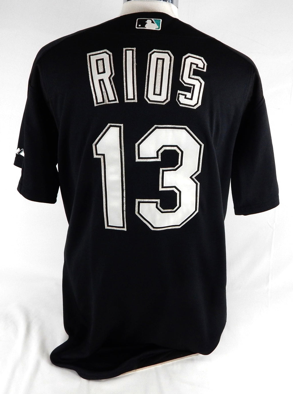 2003-06 Florida Marlins Rios #13 Game Used Black Jersey ST BP L 055 Pic2
