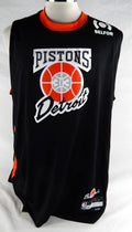 2024-25 Detroit Pistons Isaiah Stewart #28 Game Used Black Tank Shirt Bad Boy 6