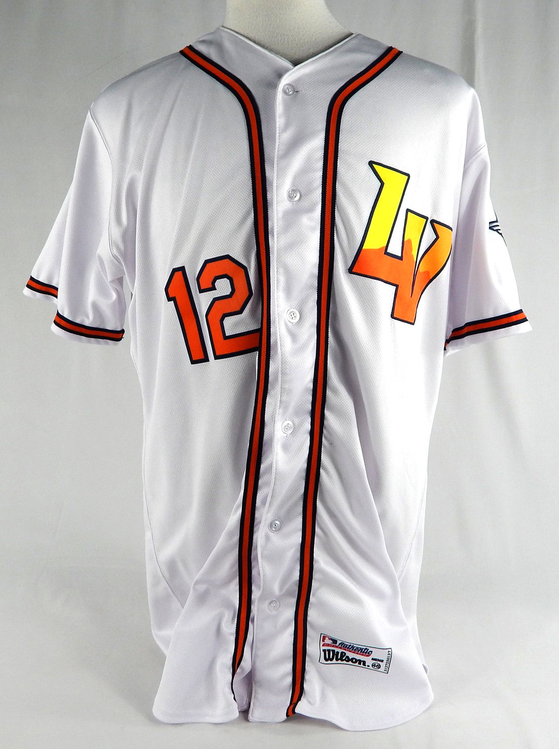 2024 Las Vegas Aviators Max Schuemann #12 Game Used White Jersey 46 405