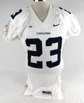 2002-03 Virginia Cavaliers #23 Game Used White Jersey Football NP R M 708