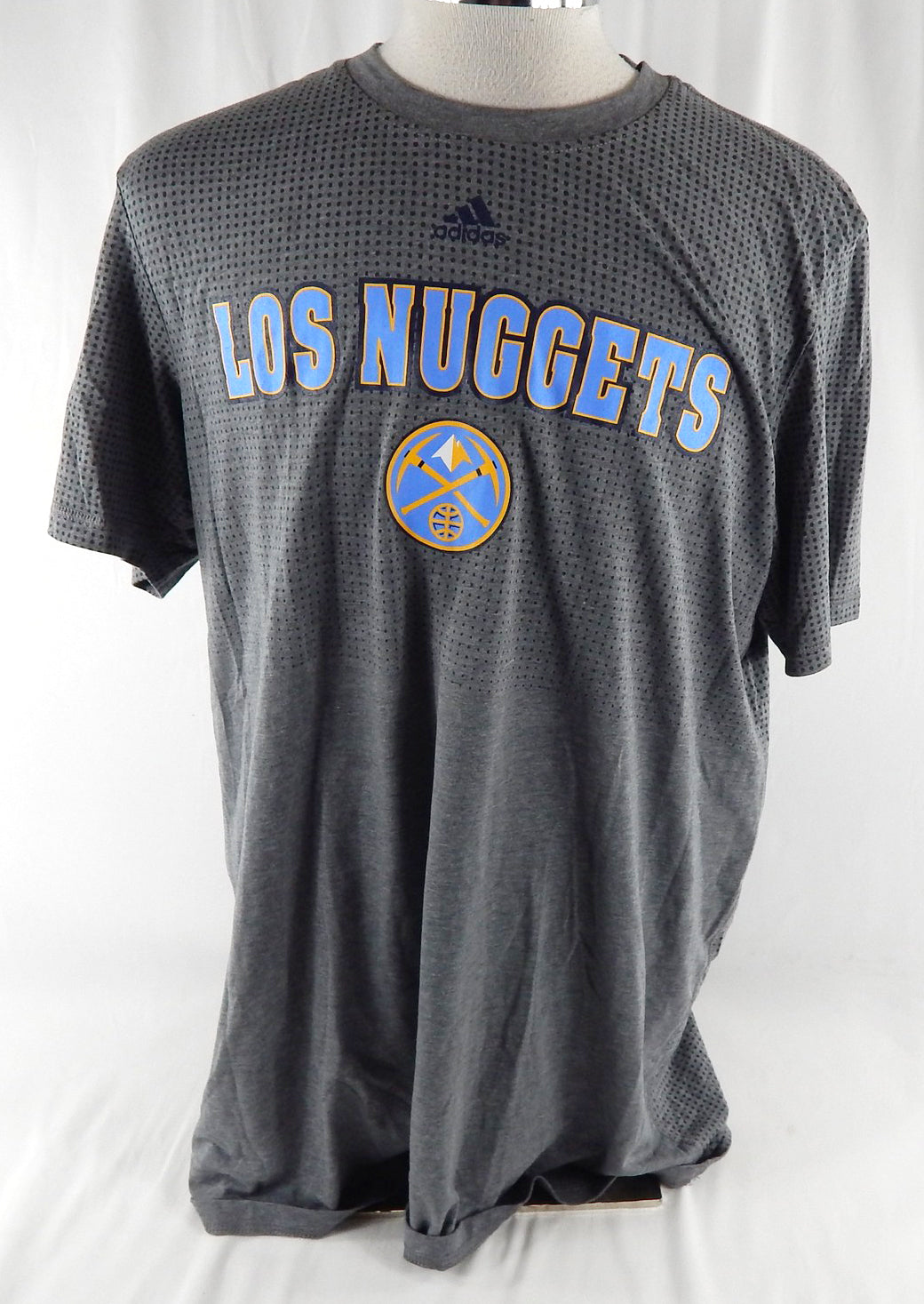 2016-17 Denver Nuggets Mike Miller #3 Game Used Grey Shooting Shirt Noches  XL 7